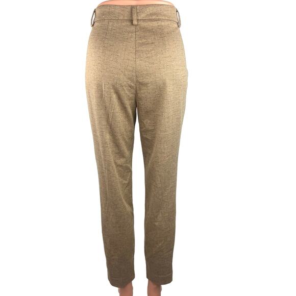 Express Khaki Beige Chino High Rise Skinny Stretch Trouser Dress Pants Size 4 - Picture 3 of 7
